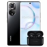 Honor 50 Smartphone 5G cámara cuádruple 108 MP, Memoria 6GB+128G, Pantalla OLED 6.57″ 120Hz, Dual SIM, Libre, Medianoche Negro + HONOR Earbuds 2 Lite Auriculares Inalambricos Bluetooth In-Ear, Negro