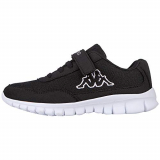 Kappa Follow, Zapatillas Unisex niños, Negro (Black/White 1110), 25 EU