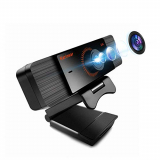 Karinear Webcam con Micrófono, Cámara Web de Full HD 2K 1440P, USB 2.0 Plug y Play, Webcam para PC, Portátil, Escritorio, para Conferencias, Videollamadas