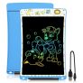 WOBEECO Tableta de Escritura LCD 10 Pulgadas Recargable| Tablet para niños | Ideal como Pizarra Digital para Aprender a Leer y Escribir | Juguete Educativo (Azul)