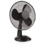 Tristar VE-5979 Ventilador de mesa, 40 centímetros de diámetro, 3 ajustes de velocidad, oscilante, ángulo ajustable 25°, asa para transporte, protección contra sobrecalentamiento, 45 W, negro