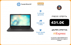 Portátil HP 250 G7, pantalla LED 15.6″ HD, procesador Intel Core i3 1005G1, 8GB RAM, 256GB SSD, FreeDOS (sin sistema operativo)|Ordenadores portátiles|
