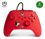 Power A – Mando con cable, salida de audio y botones programables, de color rojo para Xbox One y Xbox serie X (Xbox Series X)