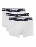 Lacoste 5H3389 Boxer Corto para Hombre, Argent Chine, L (Pack de 3)