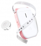 CLABEL Etiquetadora Adhesivas, 520B Mini Etiquetadora Bluetooth Portátil Termica, Impresora Termica Etiquetas Adhesivas para Hogar Oficina, Impresora pequeña Compatible con iOS y Android Rosado