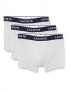 Lacoste 5H3389 Boxer Corto para Hombre, Argent Chine, L (Pack de 3)
