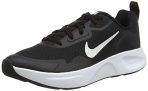 Nike Wearallday, Sneaker Mujer, Black/White, 38 EU