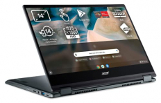 Acer Chromebook Spin 514 – Ordenador Portátil 2 en 1 Convertible y Tactil 14″ Full HD, Laptop (AMD Ryzen 3 3250C, 8GB RAM, 128GB SSD, UMA Graphics, Chrome OS), PC Portátil Plata – Teclado QWERTY