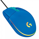 Logitech G203 LIGHTSYNC Ratón Gaming con Iluminación RGB Personalizable, 6 Botones Programables, Captor 8K para Gaming, Seguimiento de hasta 8,000 DPI, Ultra-ligero – Azul