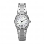 Fossil Reloj Analógico para Mujer de Cuarzo con Correa en Acero Inoxidable AM4141