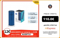 Logitech Ultimate Ears BOOM 3 con estación de carga en Azul. Estación de Carga + Ears Boom 3.|Altavoces de exterior|