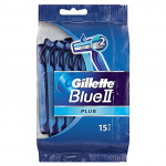 Gillette BlueII Plus Maquinillas Desechables para Hombre x15