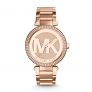 Michael Kors Reloj para Mujer PARKER, Caja de 33 mm, Movimiento de Tres Manecillas, Correa de Acero Inoxidable, Oro Rosa