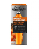 L’Oreal Paris Men Expert Hydra Energetic Roll-On Ojos Anti-Bolsas + Anti-Ojeras con 2 Vitaminas – 10 ml