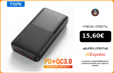 TOPK cargador portátil I2009Q, 20000mAh, USB tipo C, PD, carga rápida 3,0, batería externa|Cargador portátil|