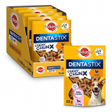 PEDIGREE Dentastix Chewy ChunX Snacks dentales para la limpieza bucal de tu Perro sabor Pollo, perros pequeños y medianos. (5 bolsitas x 68g)