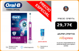 Oral B PRO 600 Cross Action Colour Edition, cepillo de dientes eléctrico recargable, limpieza 3D, modo de limpieza diario, 1 cabezal|Cepillos de dientes eléctricos|