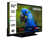 Toshiba TV 32L3163DG Smart TV de 32″, con Resolución Full HD (1920 x 1080), HDR, Compatible con Asistente de Voz Alexa