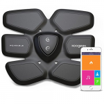Koogeek Aparato Abdominal Training Gear Inteligente Estimulación Muscular Quema de Grasa para Abdomen Fitness Gear con Carga Pad Inalambrica App Gratis Andriod IOS