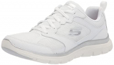 Skechers Flex Appeal 4.0 Active Flow, Zapatillas Mujer, White, 39 EU