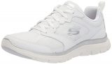 Skechers Flex Appeal 4.0 Active Flow, Zapatillas Mujer, White, 39 EU