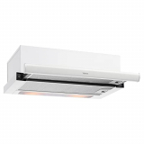 Teka | Campana Extensible de 60cm con Motor de Doble Turbina | 3 Velocidades | TL 6420 | Frente Inoxidable Extraíble | Blanco | Eficiencia energética D | 18.4 x 60 x 280/413 cm