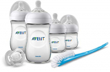 Philips Avent Scd301/01 – Set De Recién Nacido Gama Natural, 4 Biberones, Chupete Y Escobilla Color Transparente