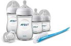 Philips Avent Scd301/01 – Set De Recién Nacido Gama Natural, 4 Biberones, Chupete Y Escobilla Color Transparente