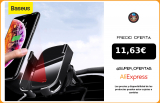 Baseus cargador de coche inalámbrico, soporte de teléfono con Sensor infrarrojo Qi, carga rápida para iPhone 12, 15W|Cargadores inalámbricos|
