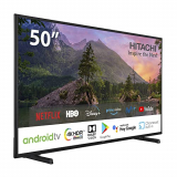 Hitachi 50HAK5350, android Smart TV 50 pulgadas, Ultra HD, HDR10, Dolby Vision, Bluetooth, Google Play, Chromecast integrado, compatible con Google Assistant TDT y satélite