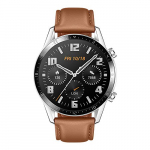 Huawei Watch GT2 – Smartwatch con Caja de 46 Mm (Pantalla Táctil Amoled de 1.39″, GPS, 15 Modos Deportivos, Llamadas Bluetooth), marrón