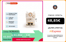 CREATE THERA MATT RETRO Cafetera Express Brazo con doble salida Depósito de agua|Máquinas de café|