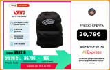 VANS MOCHILA REALM BPACK BLACK VNOA3UI6BLK1 Negro Lona Black BACKPACK  70635|Mochilas|