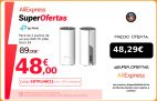 Pack de 2 puntos de acceso WiFi TP LINK Deco E4, repetidor wifi mesh, 2.4GHz (300Mbps), 5GHz (867Mbps), doble banda AC 1200Mbps|Rúteres inalámbricos|