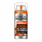 L’Oréal Men Expert Crema Hidratante Anti-Fatiga 24h Hydra Energetic para Hombres, Crema Facial de Uso Diario, Aporta Energía, Formato 100 ml