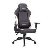 Newskill NS-CH-AKERON-WHITEAkeron – Silla gaming profesional con marco de acero reforzado (sistema de balanceo, reclinable hasta 180 grados, reposabrazos 3D) – Color Blanco, mediano