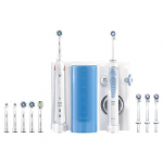 Oral-B Estación De Cuidado Bucal: Oral-B Smart 5000 Cepillo De Dientes Eléctrico + Irrigador Con Tecnología Oxyjet De Braun, 4 Cabezales Oxyjet, 6 Cabezales De Recambio. Se Conecta Con Bluetooth