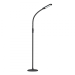 Lámpara de pie, 14 W lámpara de suelo LED con regulador y 3 temperatura del color,Lámpara de pie moderna con cuello de ganso flexible para trabajar, leer y relajarse, Apata para salón, dormitorio.