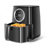 Aigostar Odin – Freidora sin aceite, 4,2L de capacidad, 1400W y pantalla digital LED táctil. Freidora de aire con 8 menús programados y modo manual. Totalmente libre de BPA. Diseño exclusivo.