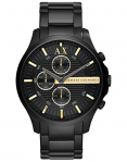 Armani Exchange Reloj Cronógrafo Armani Exchange para Hombre, Reloj de Acero Inoxidable, Tamaño de Caja de 46 mm, Negro