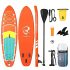 Tabla Paddle Surf Hinchable, Sup Paddle Board, Paddle Surf Hinchable Adulto con Accesorios Completos – Paddle Remo, Bomba, Kit de Reparación, Bolsa Impermeable, Mochila (Azul)
