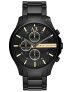 Armani Exchange Reloj Cronógrafo Armani Exchange para Hombre, Reloj de Acero Inoxidable, Tamaño de Caja de 46 mm, Negro
