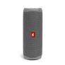 JBL Flip 5 – Altavoz inalámbrico portátil con Bluetooth, speaker resistente al agua (IPX7), JBL PartyBoost, hasta 12h de reproducción con sonido de calidad, gris
